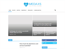 Tablet Screenshot of medaxs.com.au